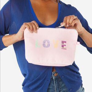 ❤️ Virginia Wolf Pink Love Pouch makeup bag new in bag